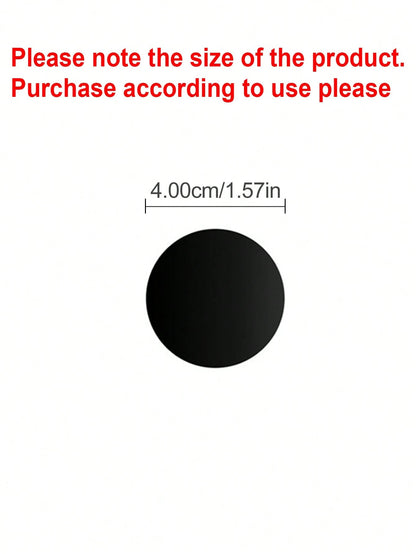 5pcs Car Mount Bracket Stainless Steel Plate With Magnetic Circle Sticker & Ultra Thin Adhesive Circular Metal Plate For Creative Phone Case/Car Phone Holder