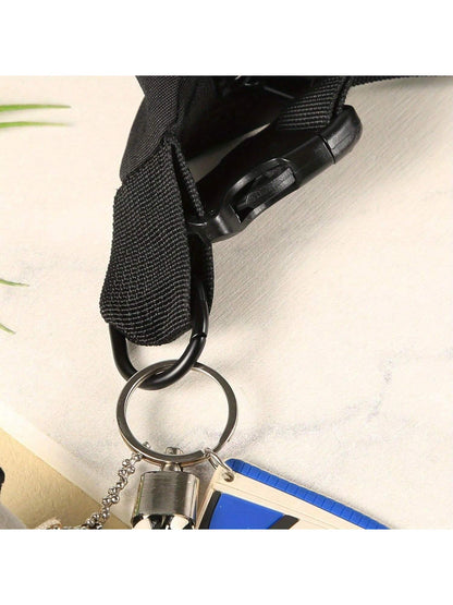 5pcs D-Ring Spring Snap Clips Connectors, Suitable For Belts, Backpacks, Handbags, Wallets, Keychains, Carabiners