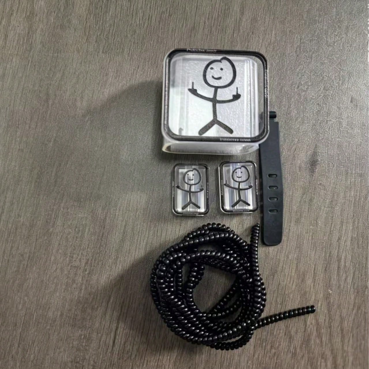5pcs/Set Funny Line Pattern Cable Protector, Suitable For IPhone 18-20W Charger Adapter, Prevent Cable Breakage