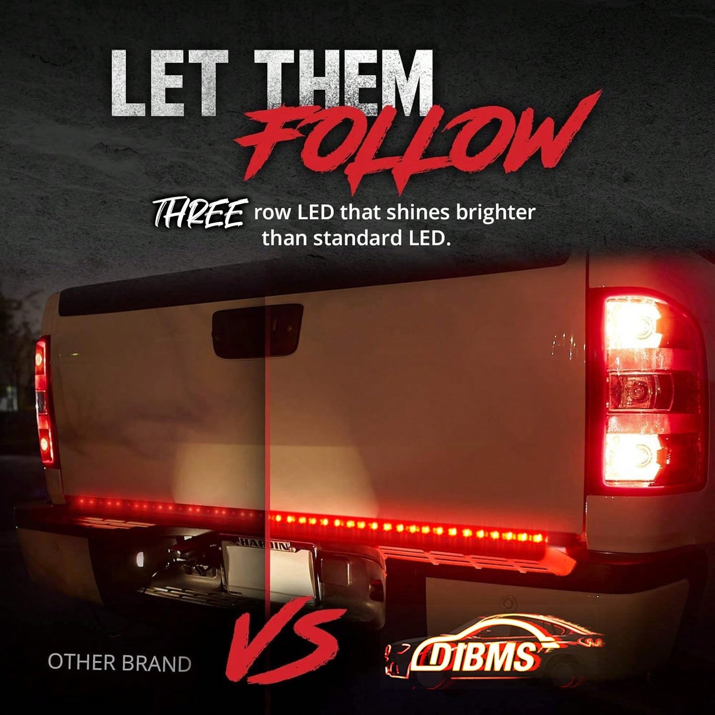 60 Inch Car Truck Tailgate Light Bar 12V 5 Function LED Brake Light Strip Turn Signal Warning Reverse Light Waterproof-Car Accessories\Car\Car Accessories For Woman