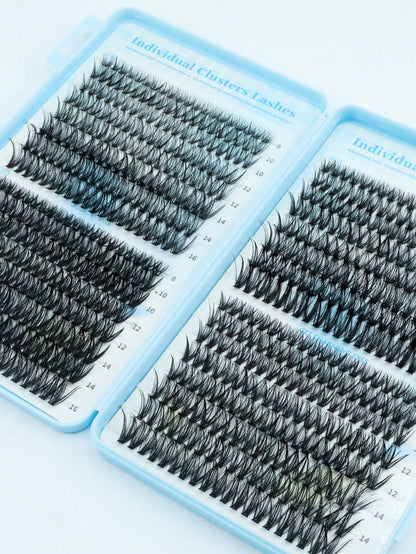 640pcs D Curl Faux Mink Eyelashes, Voluminous & Full, Lightweight &, Large Capacity Single Lash Set, Can Be Paired With Glue, Remover, Tweezers As Needed, Soft Mixed Style Lashes, Create 3D Dimension