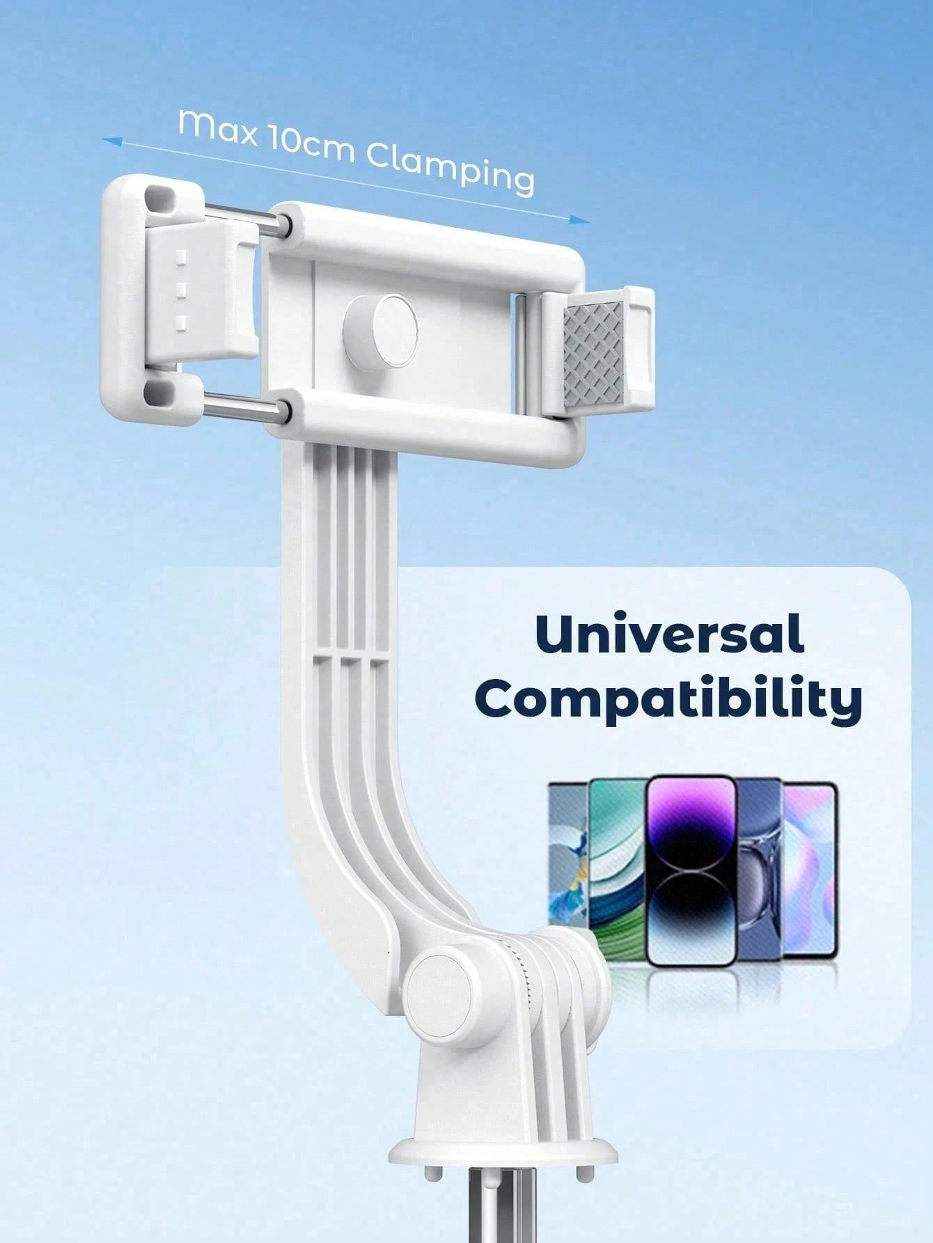 68'' Extendable Selfie Stick Tripod With Wireless Remote & Light – Reinforced Tripod, Multi Functional Extendable & Portable Phone Tripod With Remote,With Light,Compatible With IPhone 17 Pro Max/13/12