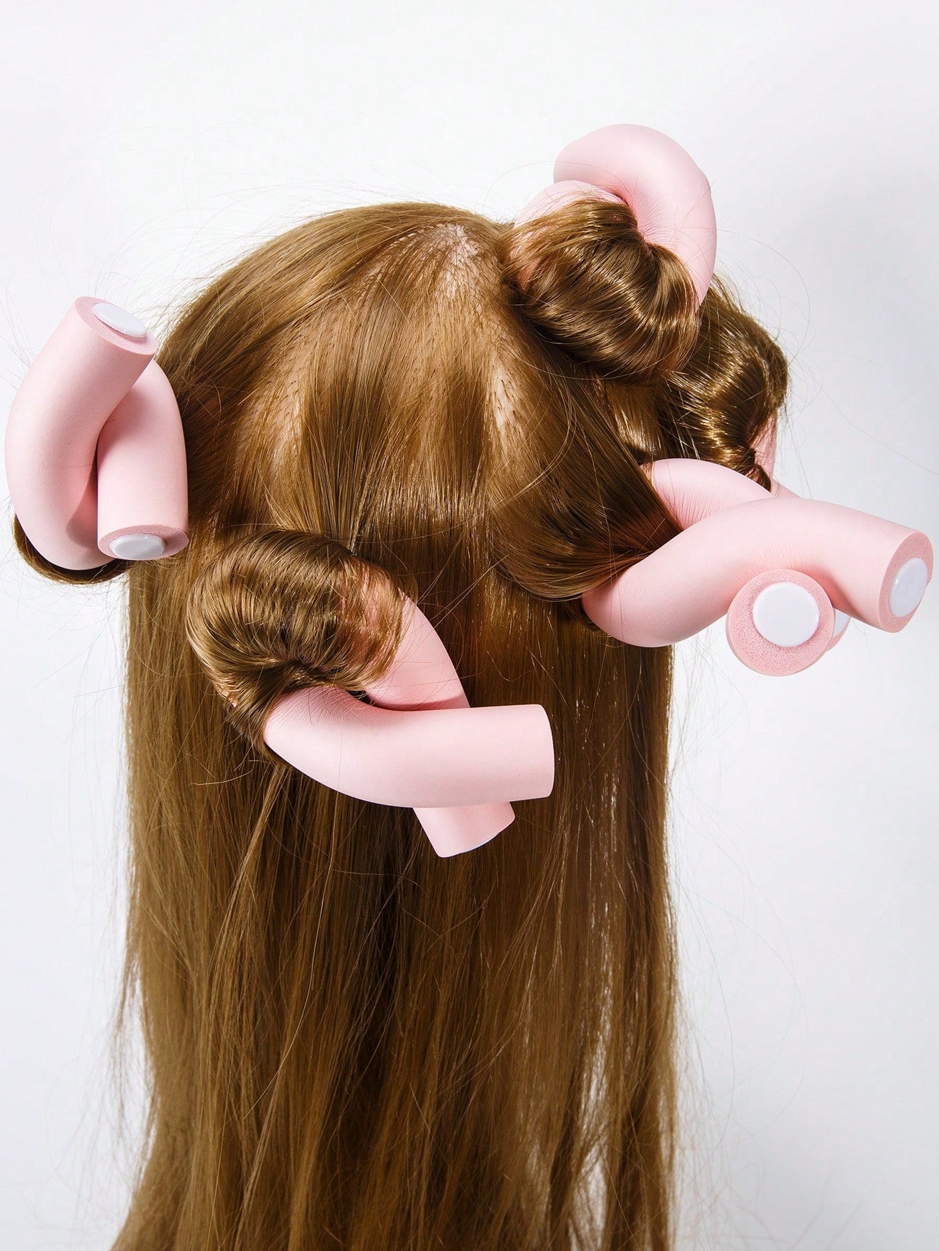 6Pcs Soft Heatless Hair Curlers, Overnight Heatless Curling Rods, No Heat Hair Curlers, No Damage Hair Rollers, Foam Heatless Curlers, Natural Wave Hair Styling Curlers, Comfortable Sleeping Hair Curl