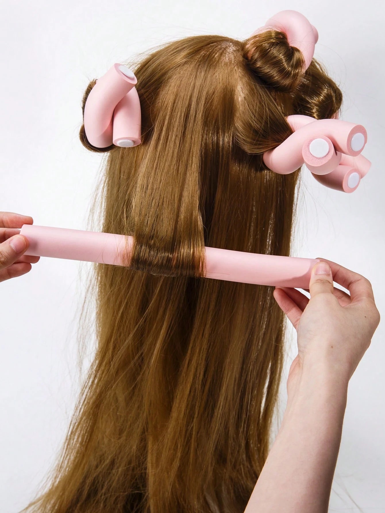 6Pcs Soft Heatless Hair Curlers, Overnight Heatless Curling Rods, No Heat Hair Curlers, No Damage Hair Rollers, Foam Heatless Curlers, Natural Wave Hair Styling Curlers, Comfortable Sleeping Hair Curl