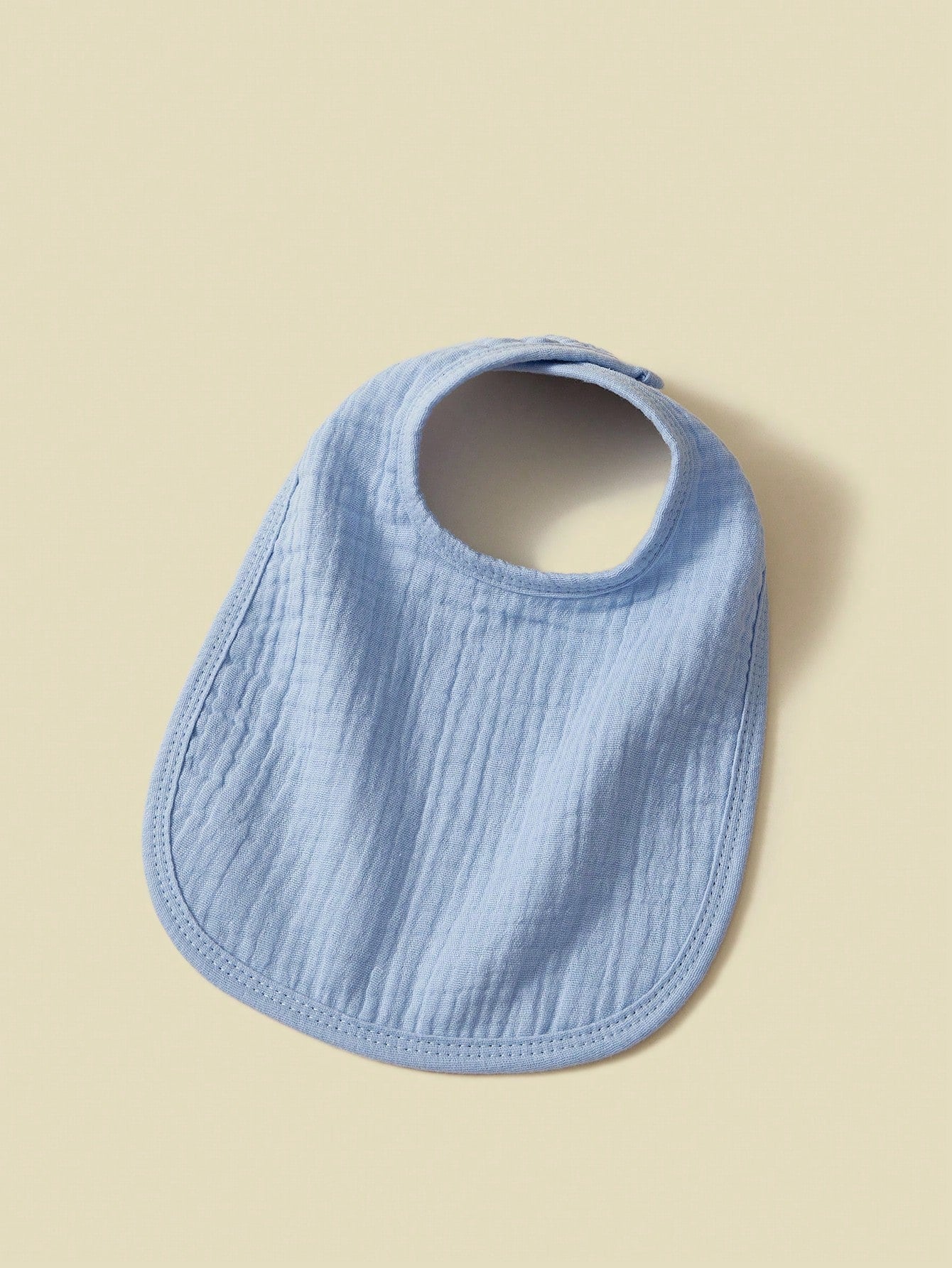 7pcs Baby Boys' Bibs, 100% Cotton Soft Gauze, Drool Bib, Blue Color