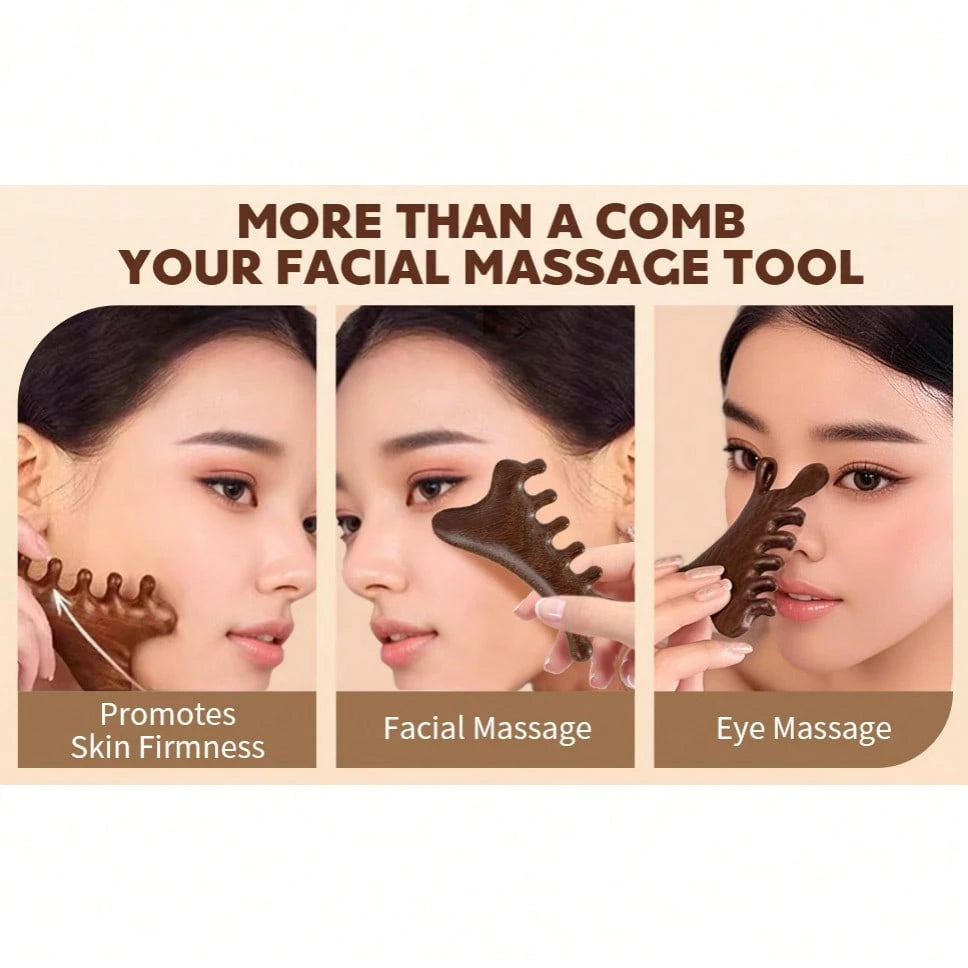 7Pcs Massage Set, Full Body Massage Kit, Full Body Relaxation Set, Face Massager, Nose Massager, Scalp Massager, Hand Massager, Back Massager, Leg Massager, Cupping Cups, Gua Sha Board, Foot Massager