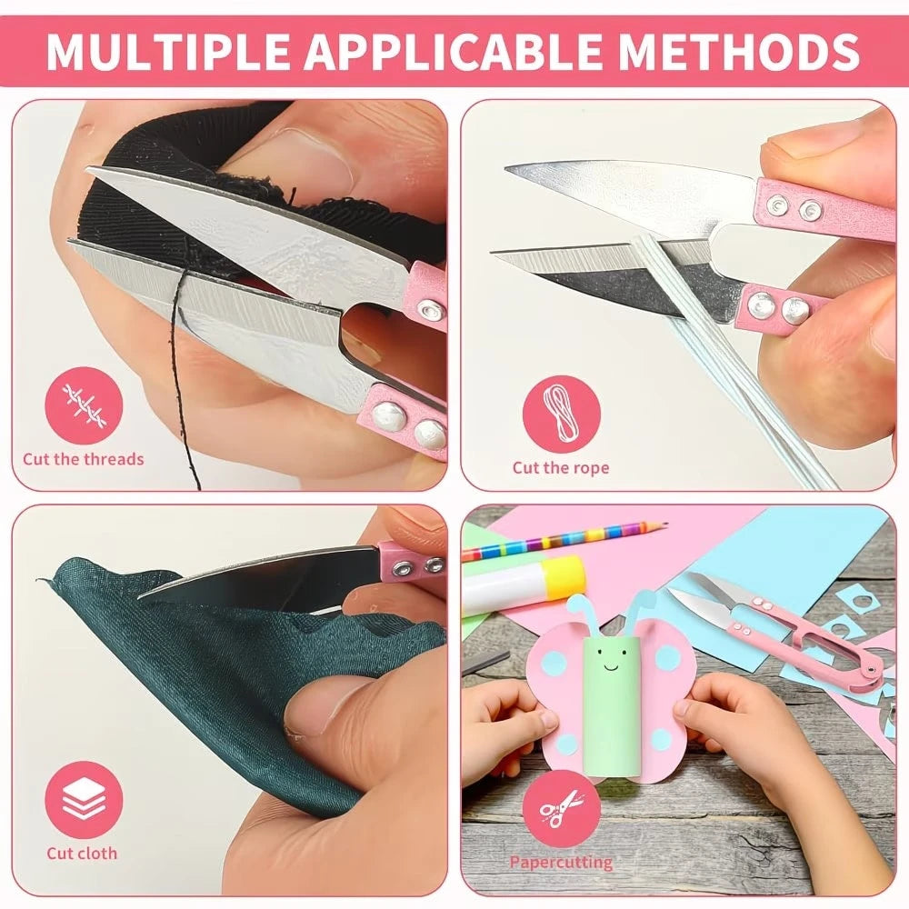 7pcs Pink Sewing Tool Kit- Includes Seam Ripper, Thread Scissors, Soft Ruler, Portable Sewing Kit, Suitable For Beginners, DIY And Clothing Repair