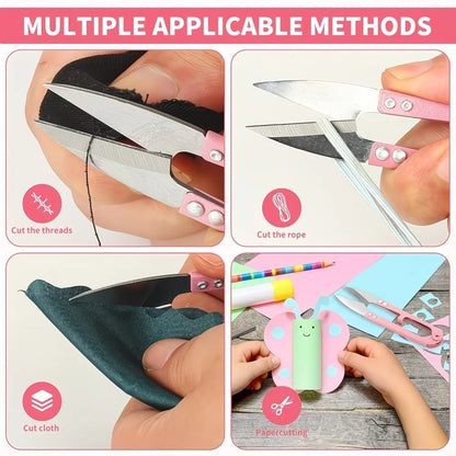 7pcs Pink Sewing Tool Kit- Includes Seam Ripper, Thread Scissors, Soft Ruler, Portable Sewing Kit, Suitable For Beginners, DIY And Clothing Repair