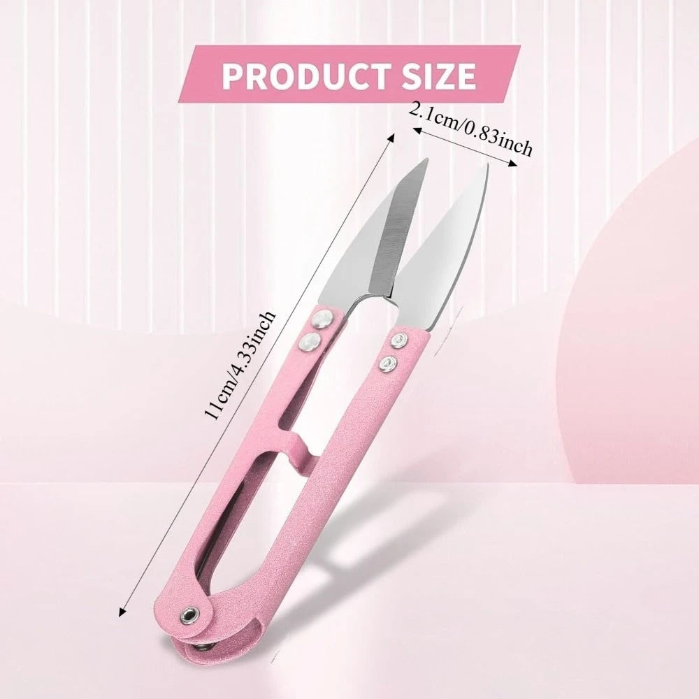 7pcs Pink Sewing Tool Kit- Includes Seam Ripper, Thread Scissors, Soft Ruler, Portable Sewing Kit, Suitable For Beginners, DIY And Clothing Repair