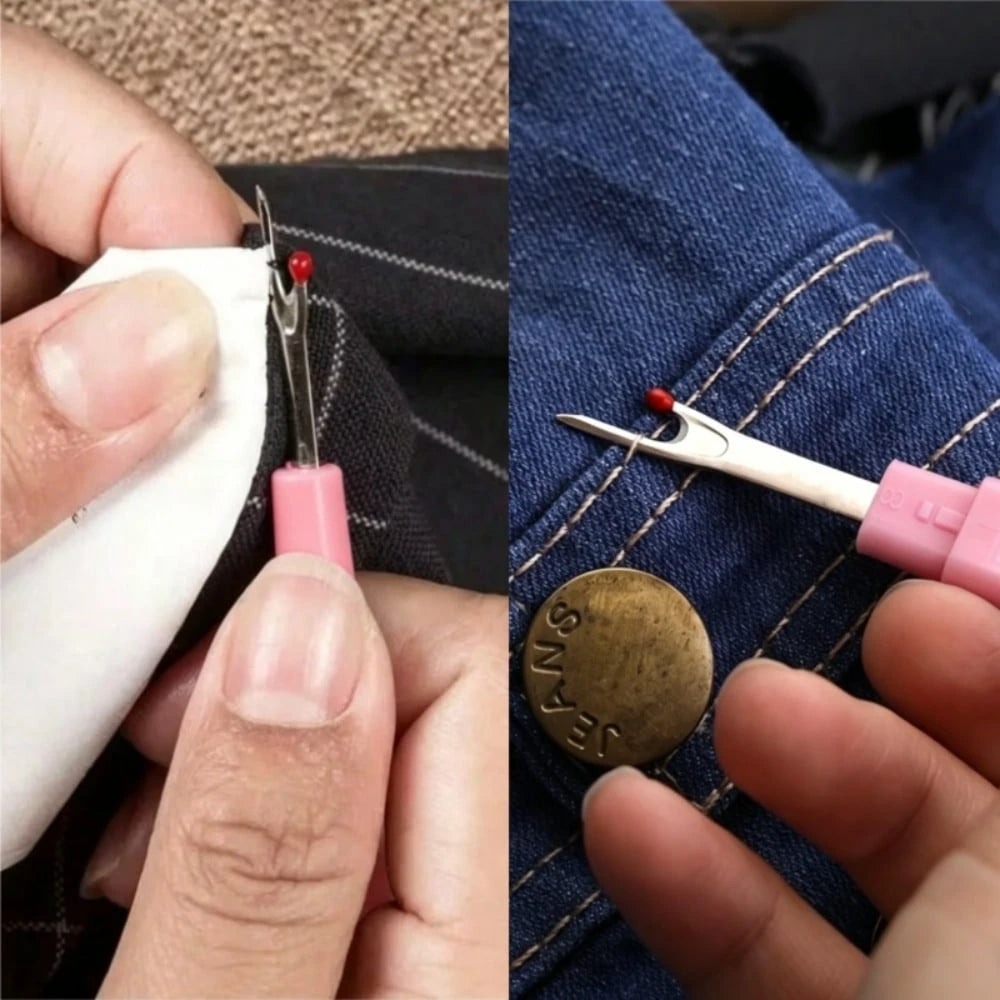 7pcs Pink Sewing Tool Kit- Includes Seam Ripper, Thread Scissors, Soft Ruler, Portable Sewing Kit, Suitable For Beginners, DIY And Clothing Repair