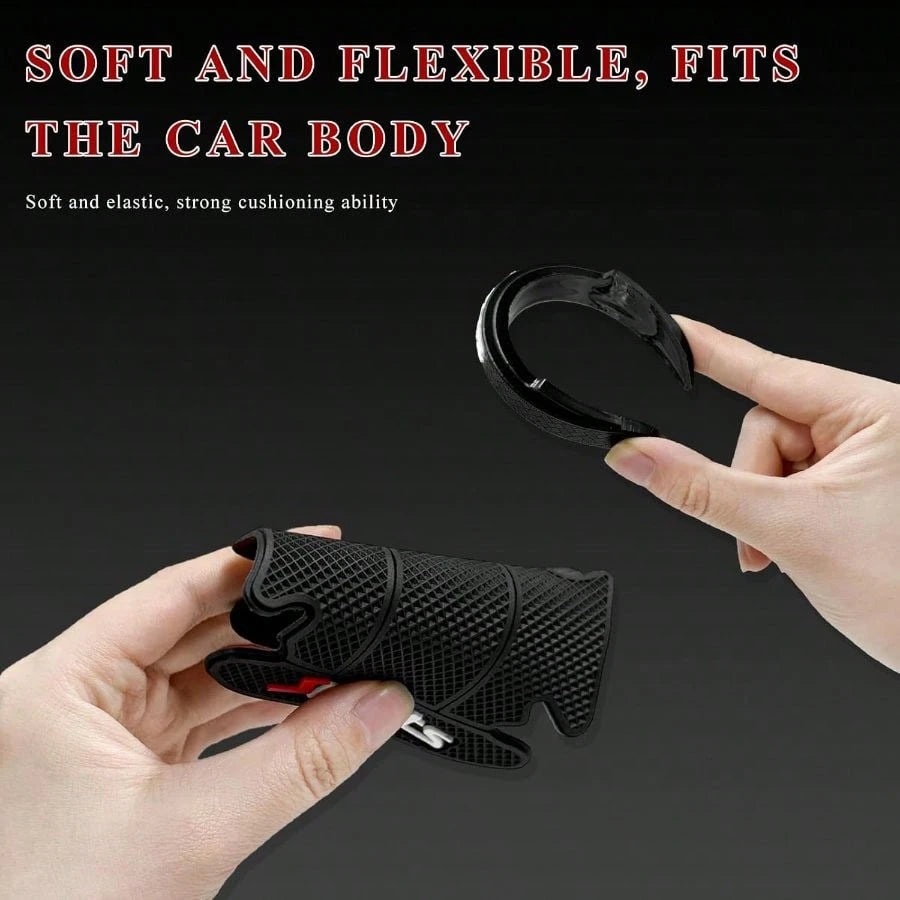 8 PCS Car Door Handle Protector, Waterproof Sports Auto Handle Protectors Bowl Stickers, Anti-Scratch Adhesive Car Door Cup Protective Stickers Fit Most Vehicles