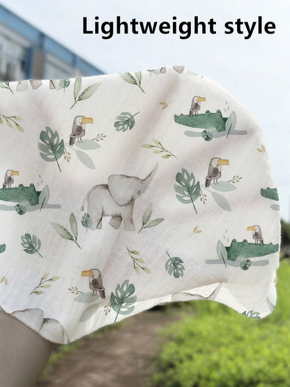 8pcs Lightweight Breathable Single-Layer Baby Bibs, Feeding Wipes, Multi-Purpose Cloths, Suitable For All Seasons