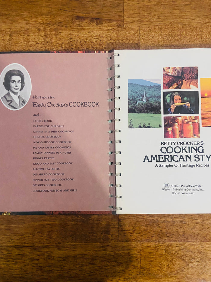 Vintage Betty Crocker Cooking American Style Cookbook - Deer Creek Mercantile