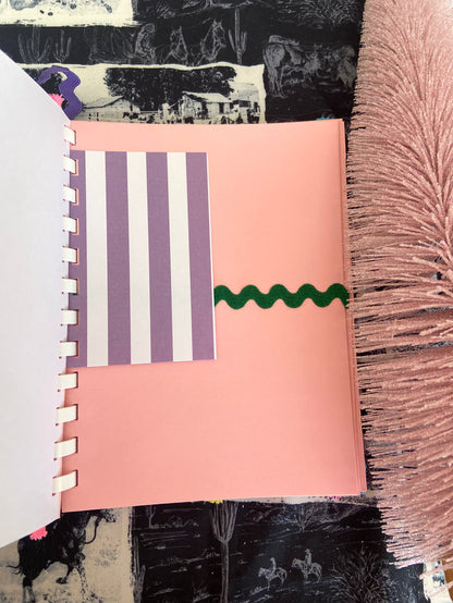 HANDMADE - Dolly: Double Fudge Junk Journal (100 Pages) - Deer Creek Mercantile