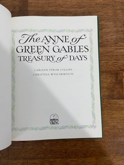 Vintage Anne Of Green Gables Treasury Of Days, 1994 - Deer Creek Mercantile