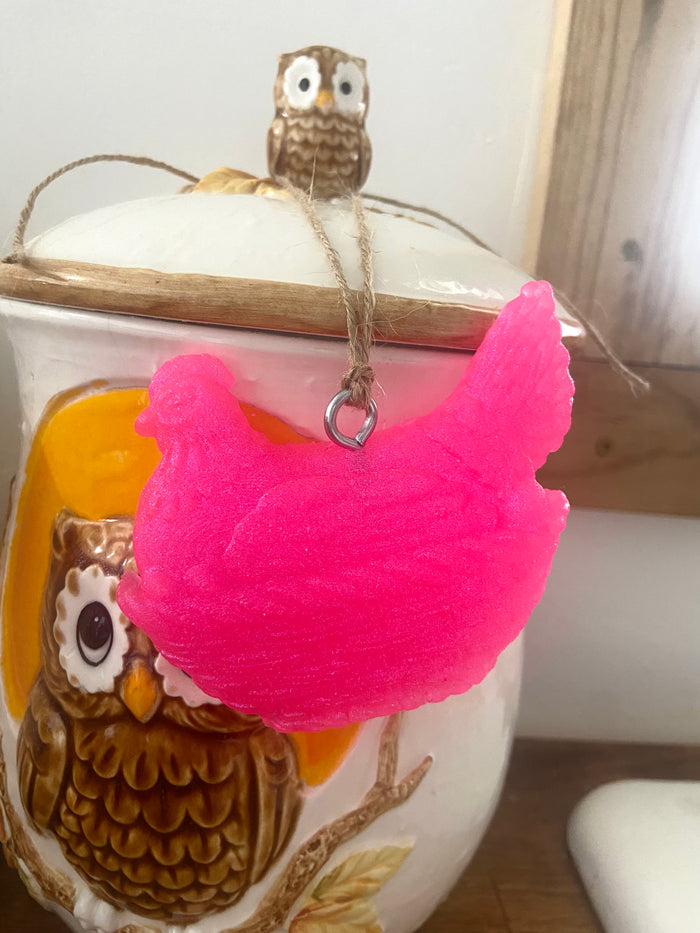 Hen On A Nest Car Freshie *Hot Pink - Deer Creek Mercantile
