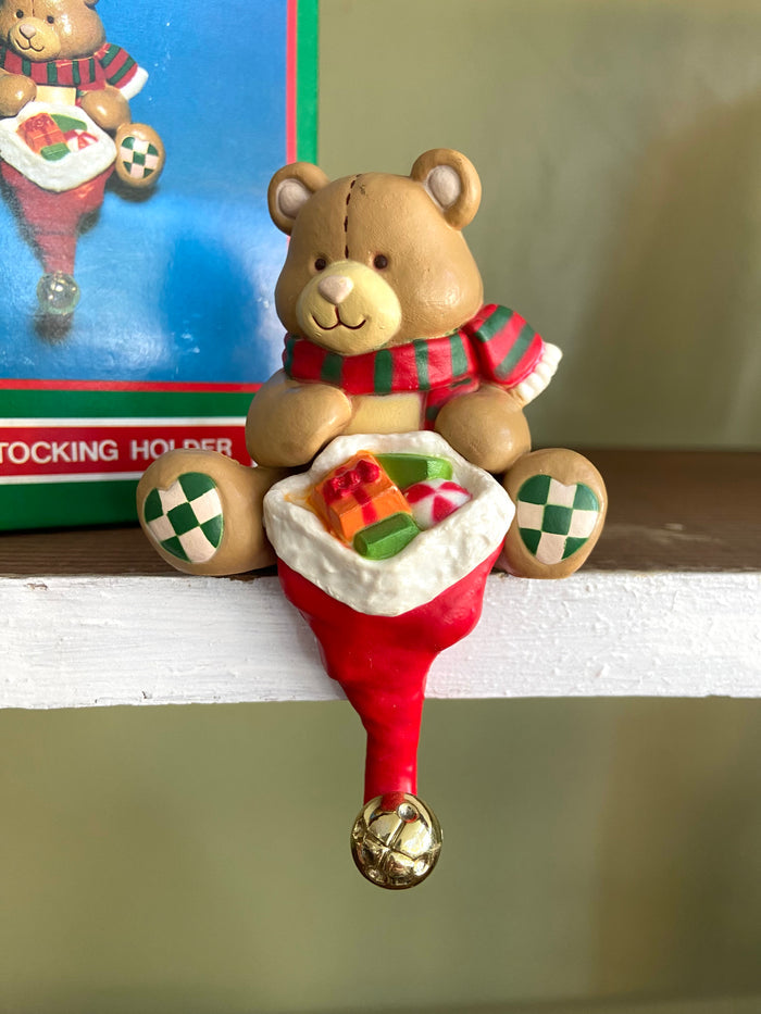 Vintage House Of Lloyd Christmas Around The World Teddy Bear Stocking Holder - Deer Creek Mercantile