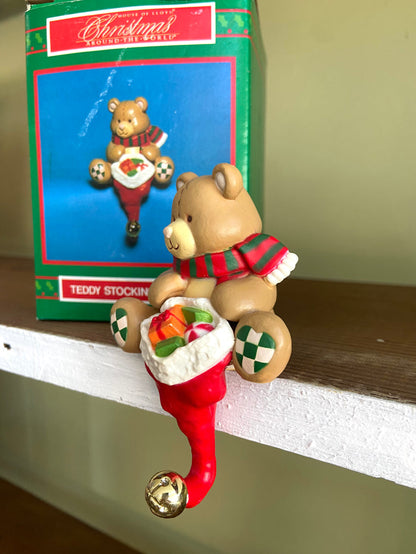 Vintage House Of Lloyd Christmas Around The World Teddy Bear Stocking Holder - Deer Creek Mercantile