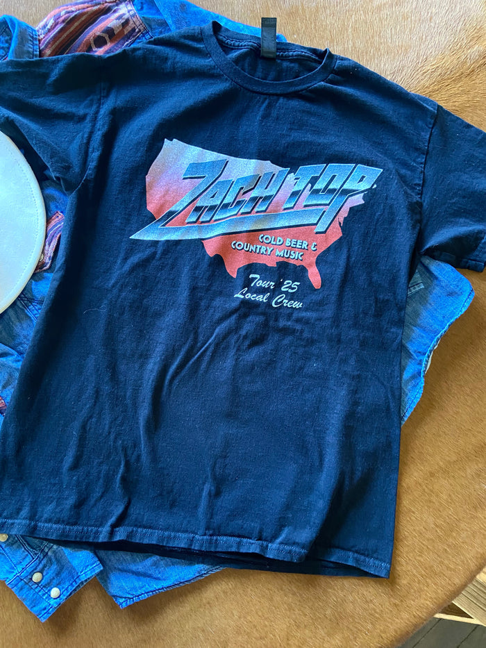 Pre Loved Zach Top 2025 Local Crew Graphic Tee *Size Medium - Deer Creek Mercantile
