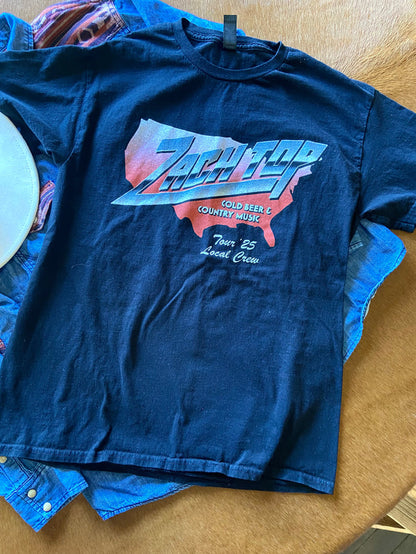 Pre Loved Zach Top 2025 Local Crew Graphic Tee *Size Medium - Deer Creek Mercantile