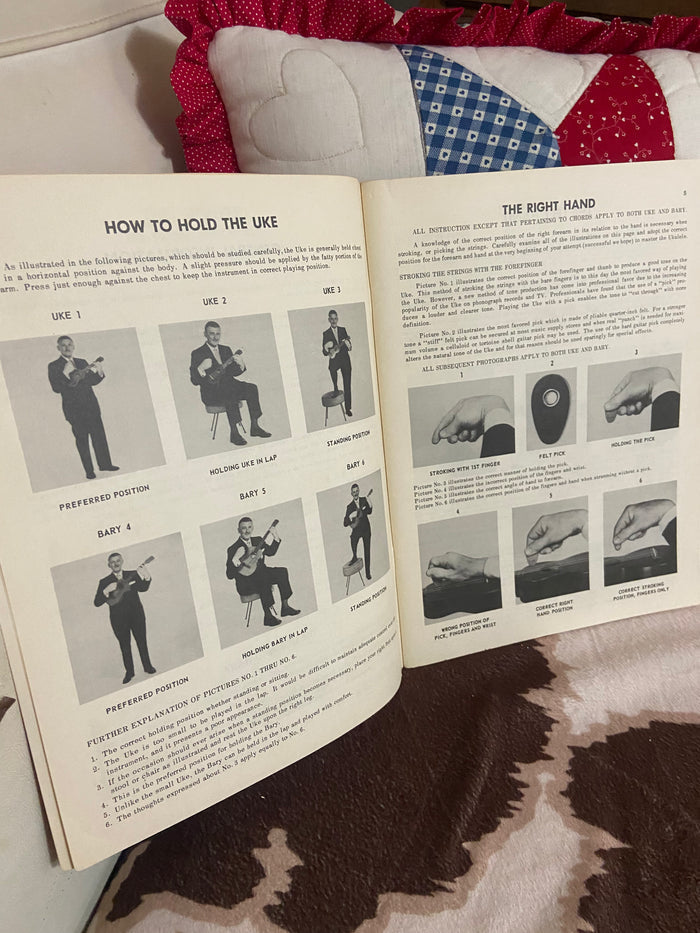 Vintage Harry Reser's Let's Play The Uke Music Book - Deer Creek Mercantile