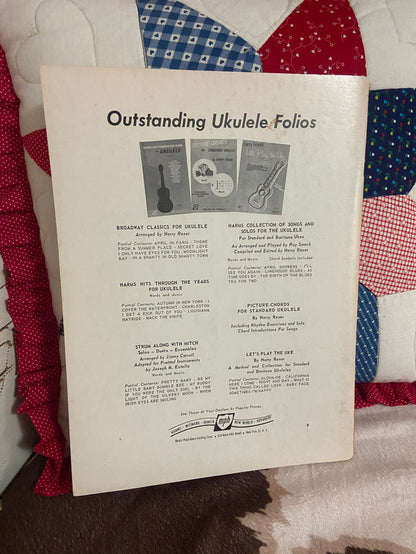 Vintage Harry Reser's Let's Play The Uke Music Book - Deer Creek Mercantile