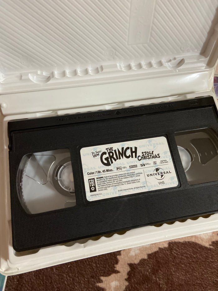 Vintage VHS, How The Grinch Stole Christmas Dr. Seuss - Deer Creek Mercantile