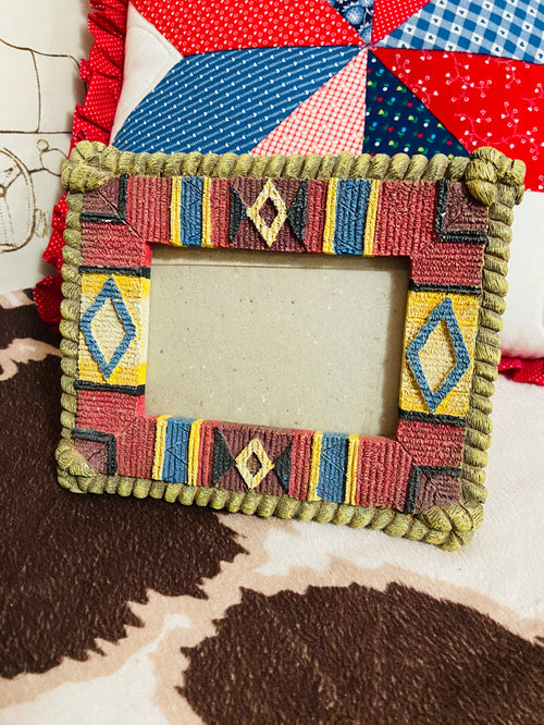 Vintage Southwest Western Picture Frame - Deer Creek Mercantile