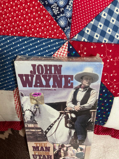 Vintage John Wayne The Man From Utah Sealed VHS - Deer Creek Mercantile