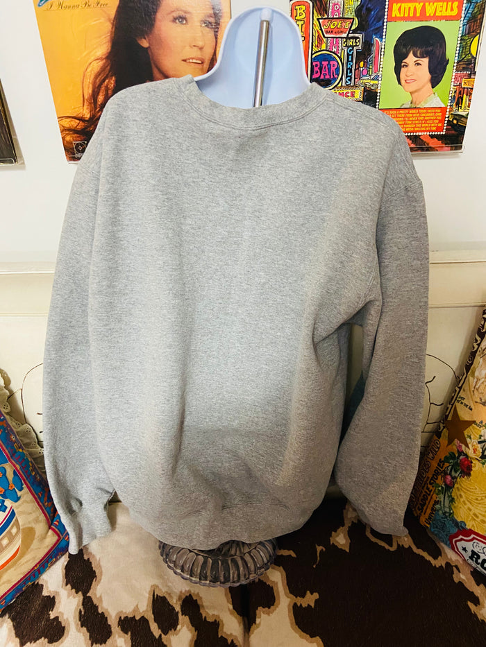 Vintage Farmers Feed America Crewneck Sweatshirt, Size Large - Deer Creek Mercantile