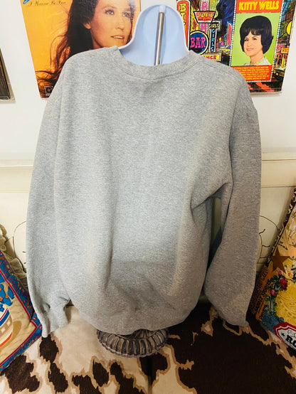 Vintage Farmers Feed America Crewneck Sweatshirt, Size Large - Deer Creek Mercantile