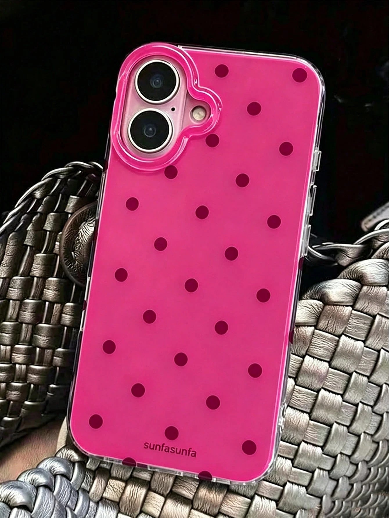 A Fashionable Phone Case, Minimalist And Cute Design, Black And White Polka Dot Pattern, Suitable For IPhone 11 To 17 Series, Including Pro Max Versions.