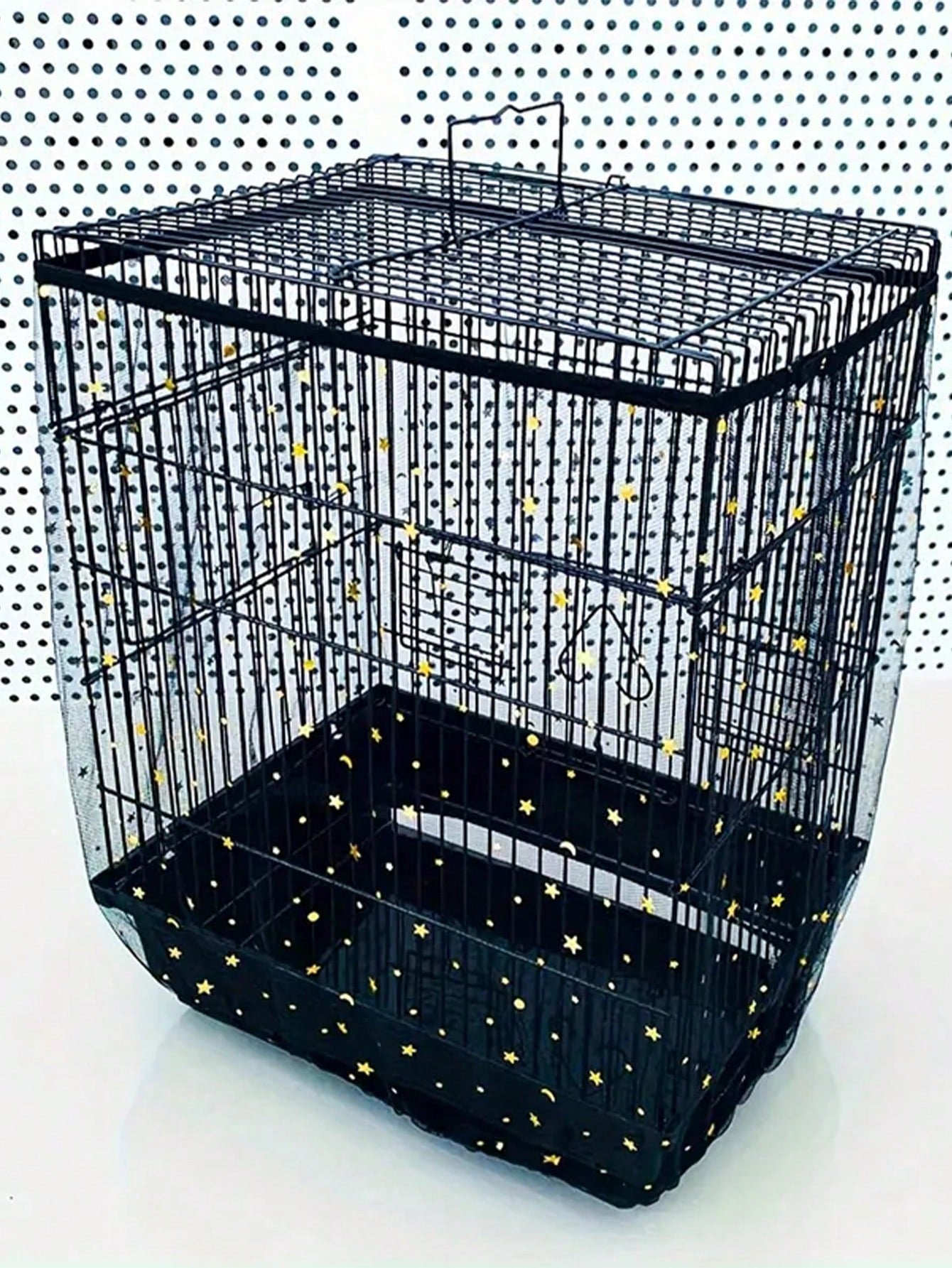 Adjustable Birdcage Polyester Mesh Cover, Dust-Proof Net Cover For Parrot Birdcage, Suitable For Small/Medium/Large Birdcage