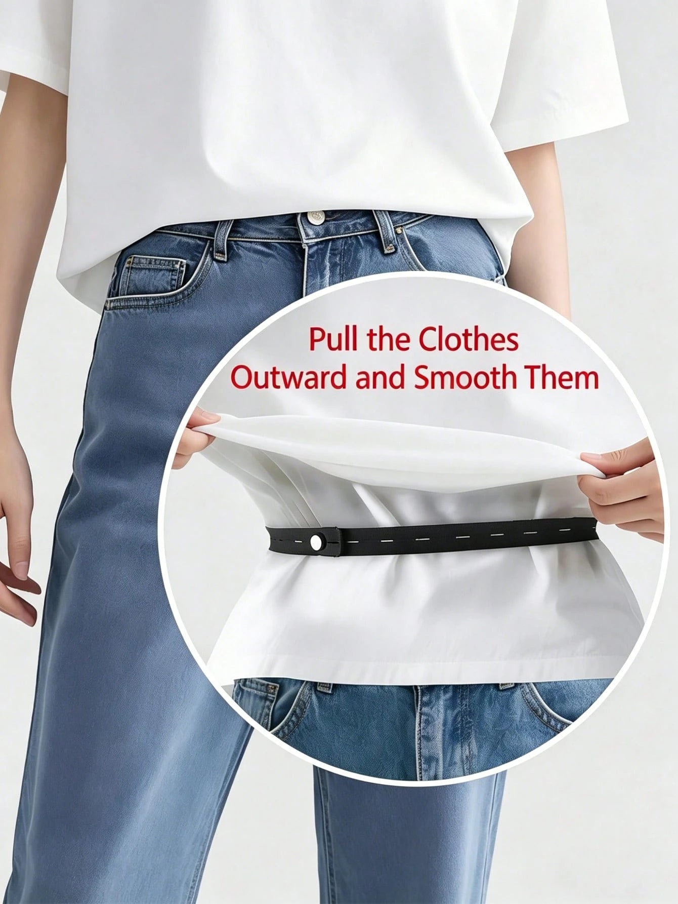 Adjustable Hem And Waist Cincher Tool Set, Suitable For T-Shirts, Knits, Dresses, Hoodies- No-Sew Invisible Hem Shortener And Waist Cincher For Pants, Shirts, Blouses