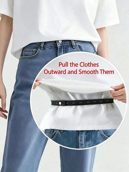 Adjustable Hem And Waist Cincher Tool Set, Suitable For T-Shirts, Knits, Dresses, Hoodies- No-Sew Invisible Hem Shortener And Waist Cincher For Pants, Shirts, Blouses