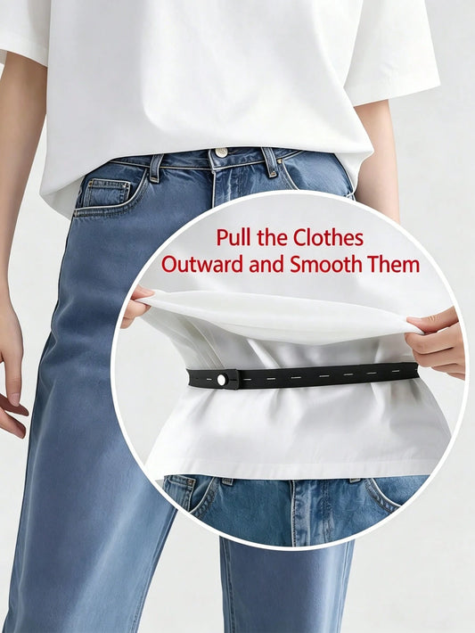 Adjustable Hem And Waist Cincher Tool Set, Suitable For T-Shirts, Knits, Dresses, Hoodies- No-Sew Invisible Hem Shortener And Waist Cincher For Pants, Shirts, Blouses