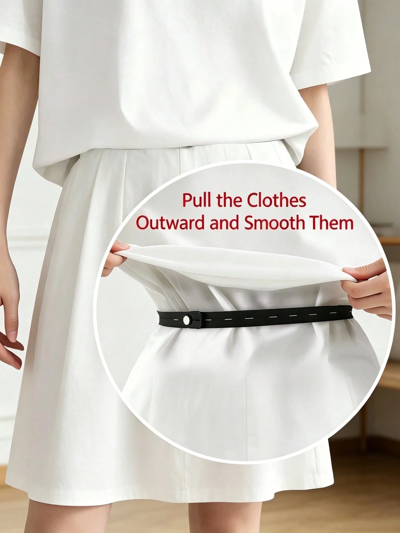 Adjustable Hem And Waist Cincher Tool Set, Suitable For T-Shirts, Knits, Dresses, Hoodies- No-Sew Invisible Hem Shortener And Waist Cincher For Pants, Shirts, Blouses
