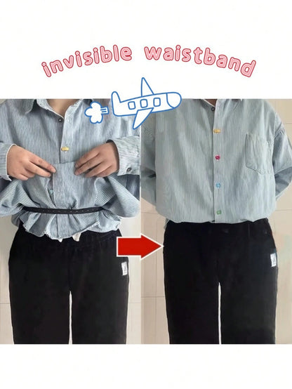 Adjustable Hem And Waist Cincher Tool Set, Suitable For T-Shirts, Knits, Dresses, Hoodies- No-Sew Invisible Hem Shortener And Waist Cincher For Pants, Shirts, Blouses