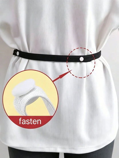 Adjustable Hem And Waist Cincher Tool Set, Suitable For T-Shirts, Knits, Dresses, Hoodies- No-Sew Invisible Hem Shortener And Waist Cincher For Pants, Shirts, Blouses