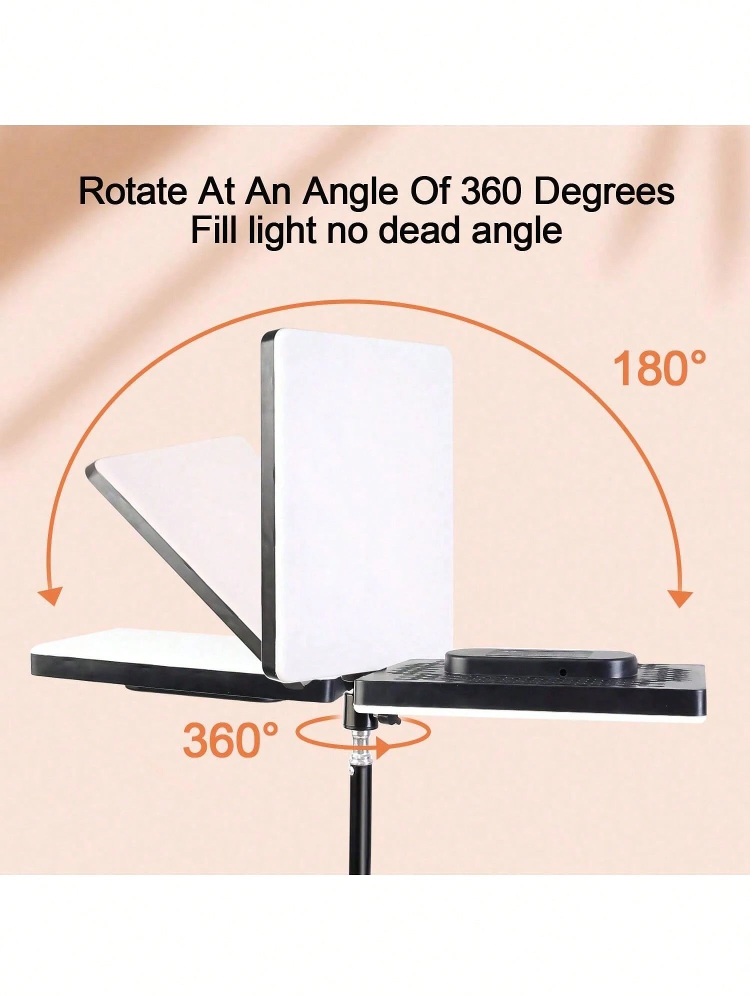 Adjustable Large Size Professional Phone Photography Accessories Tripod Stand And Panel Fill Light Live Streaming Fill Light Beauty Fill Light Desktop Beauty Lighting Influencer Photography Light Indo