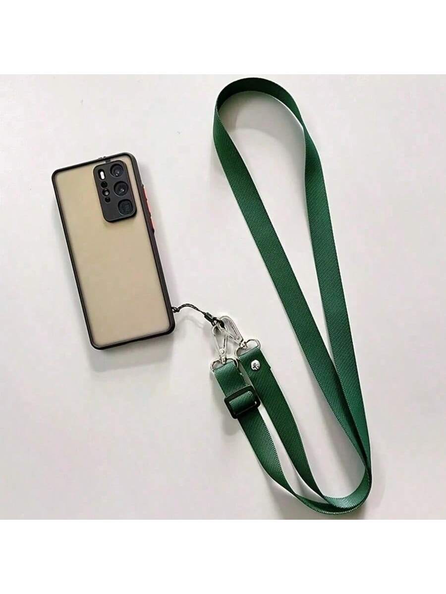 Adjustable Phone Lanyard, Dual-Use Strap For Hanging Or Crossbody, Solid Color Halter, Suitable For Hanging Smartphones, Bags, And Keys, Convenient