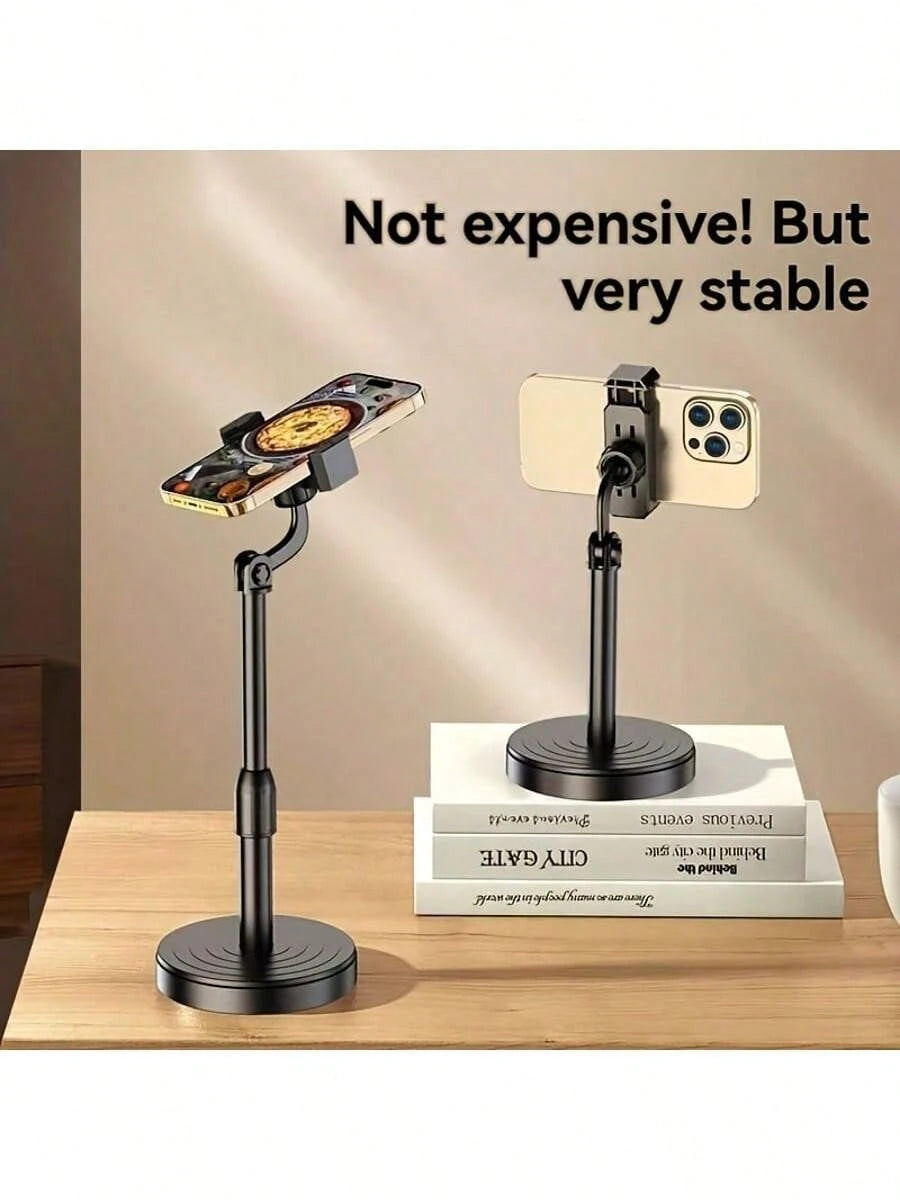 Adjustable Waterproof ABS Material Phone Stand, Suitable For Watching Videos And Live Streams. Simple Support, Great Gift Choice.