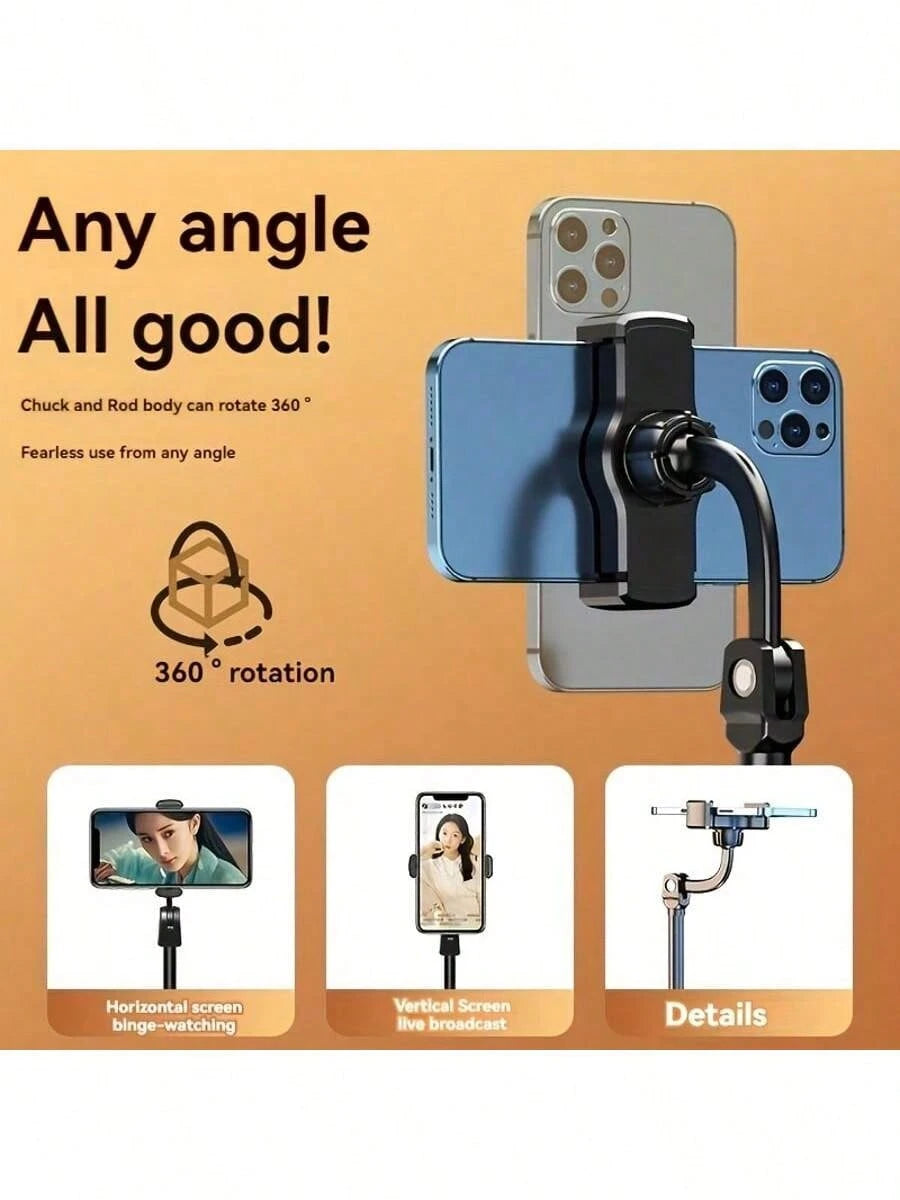 Adjustable Waterproof ABS Material Phone Stand, Suitable For Watching Videos And Live Streams. Simple Support, Great Gift Choice.
