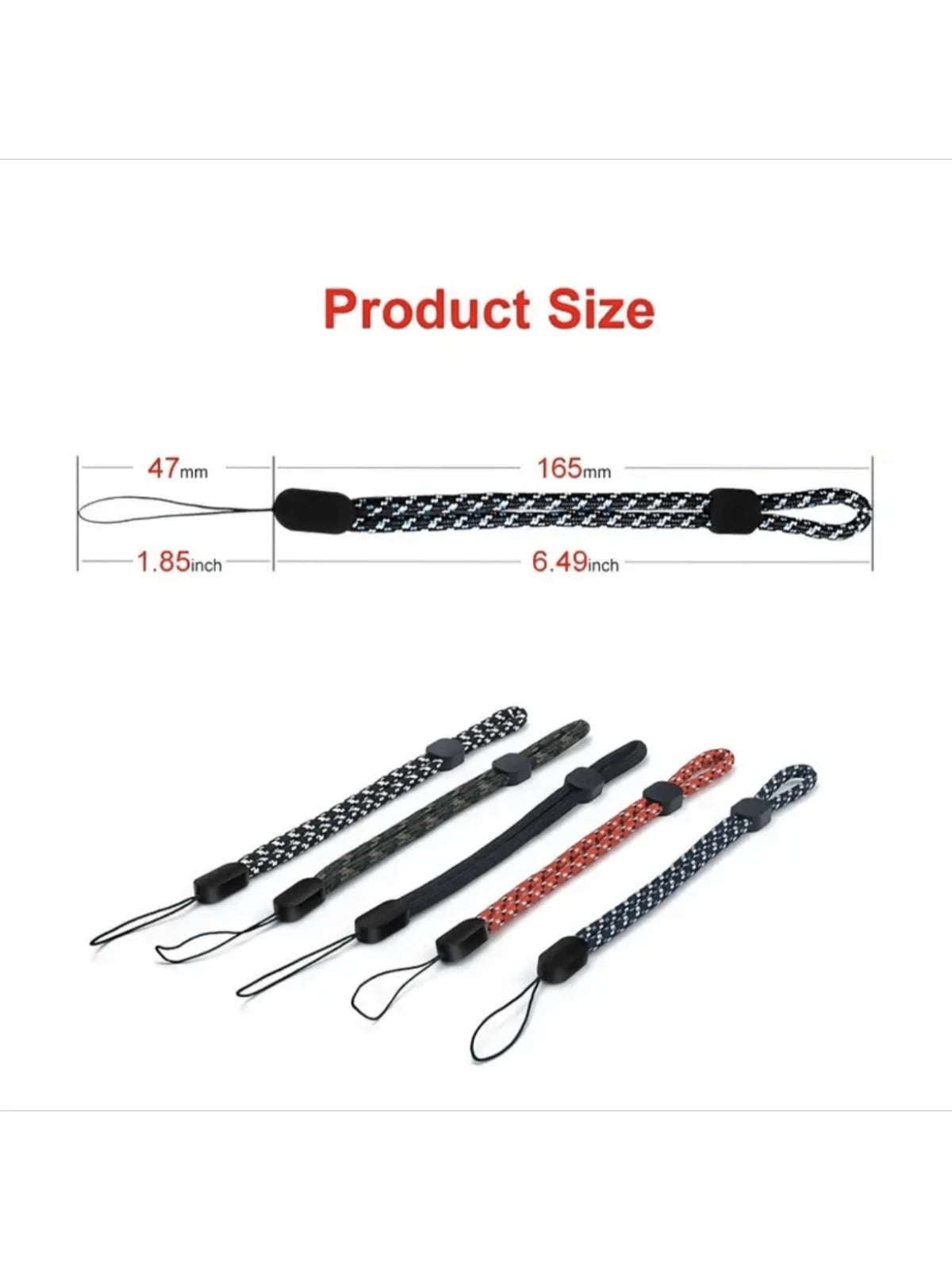 Adjustable Wrist Strap- Universal Lanyard And Wristband, Suitable For Phones, Cameras, PSP, Flashlights, Keychains, USB Drives, Etc.- Comfortable, Detachable, Adjustable Design, Secure Wear. A Gift