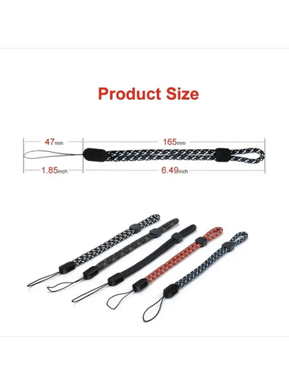 Adjustable Wrist Strap- Universal Lanyard And Wristband, Suitable For Phones, Cameras, PSP, Flashlights, Keychains, USB Drives, Etc.- Comfortable, Detachable, Adjustable Design, Secure Wear. A Gift
