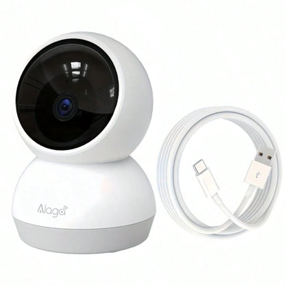 Alaga 2K Baby Monitor With Camera And Audio- Security Camera Indoor, AI Motion Detection, 2.4G/5G WiFi, Night Vision, 2-Way Talk,Cloud/SD Storage