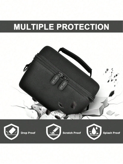 ALKOO Camera Crossbody Bag Compatible With EOS R100 R50 Mirrorless Camera Lens Kit EVA Travel Storage Case For SD Cards Battery Cable Adapter Bag Only