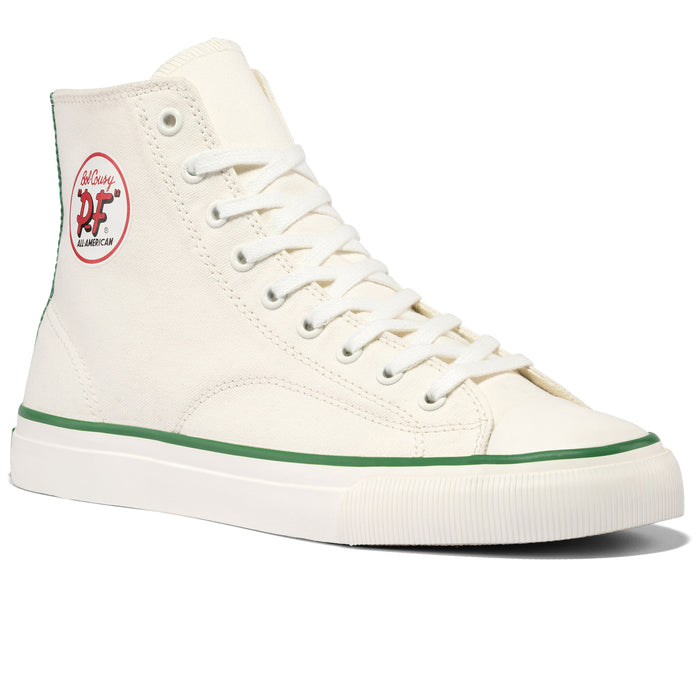 All-American Bob Cousy High-Top Off-White/Green