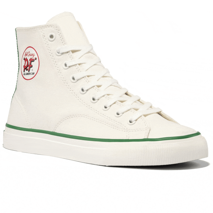 All-American Bob Cousy High-Top Off-White/Green