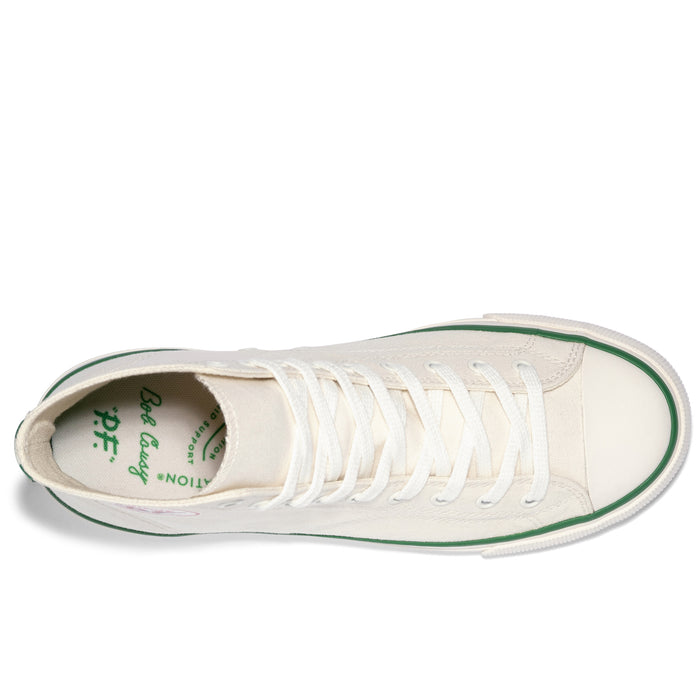 All-American Bob Cousy High-Top Off-White/Green
